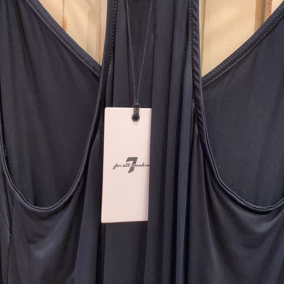 NWT 7 For All Mankind tank top. Black. Size XS. Perfect ! - Picture 5 of 11